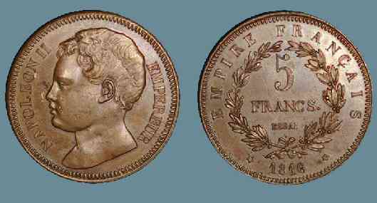 Монеты Наполеонов Второго и Четвертого