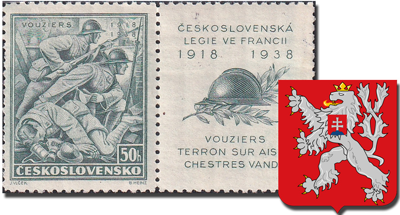 Первая Чехословакия в почтовых марках